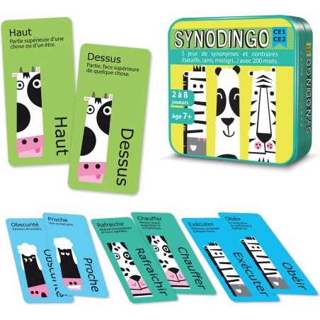 Synodingo - jeu éducatif de synonymes et contraires - Cocktail Games