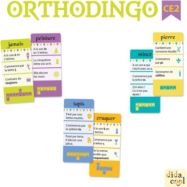 Orthodingo CE2 - jeu sur l'orthographe - Cocktail Games