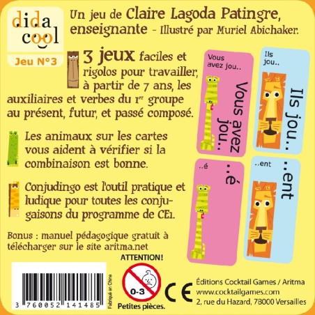 Conjudingo CE1 - Jeu de société - Cocktail Games