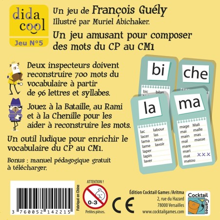 Sylladingo - Jeu de société - Cocktail Games