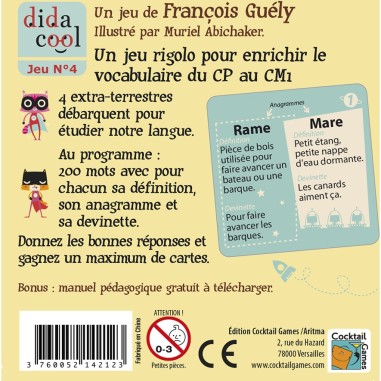 Vocadingo CM1 - Jeu de société - Cocktail Games