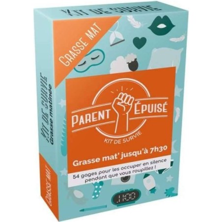 : Kit de Survie Grasse Mat - Jeux de société - Parent Epuisé - Parent Epuisé