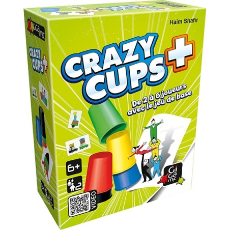 Jeu Crazy cups + - jeu d'observation et de rapidité - Gigamic