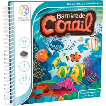 Barrière de Corail - Jeu de Poche Magnétique pour les Enfants - Smartgames