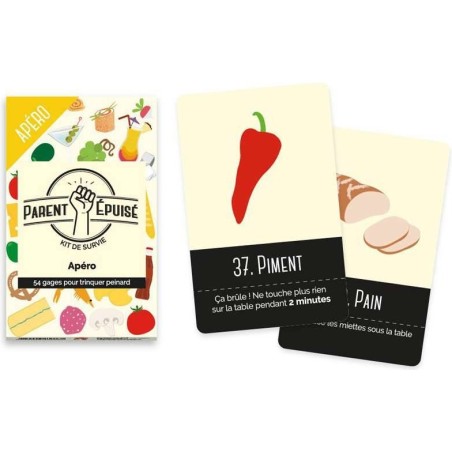 : Kit de Survie Apéro - Jeux de société - Parent Epuisé - Parent Epuisé