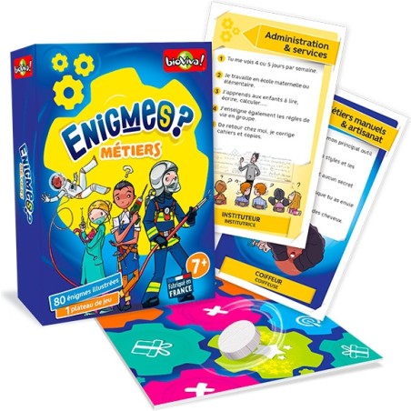 Enigmes - Métiers - Jeu de société - Bioviva Editions