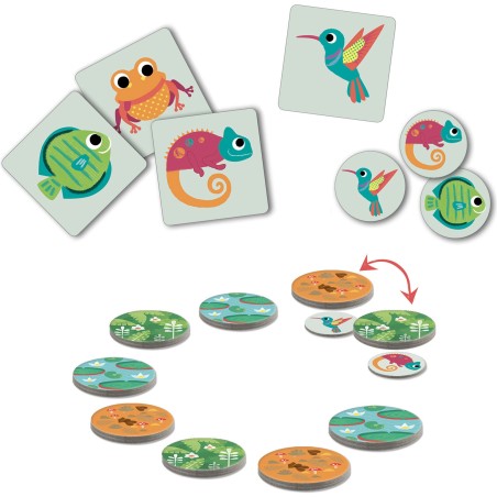 Mémo Tropico - Jeu de société - Djeco