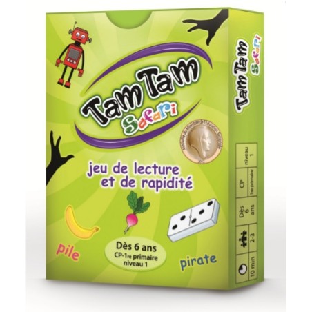 Tam Tam Safari Cp niveau 1 - Jeu de société - Ab Ludis Editions