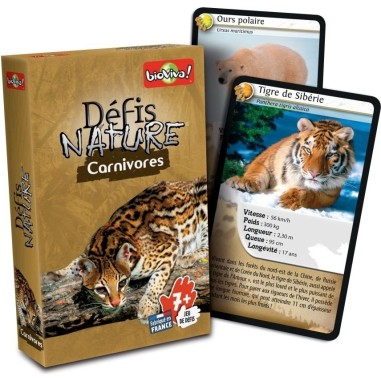 Défis Nature - Carnivores - Jeu de société - Bioviva Editions