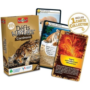 Défis Nature - Carnivores - Jeu de société - Bioviva Editions