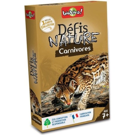 Défis Nature - Carnivores - Jeu de société - Bioviva Editions