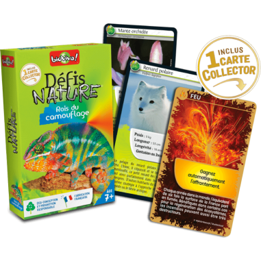 Défis Nature - Rois du Camouflage - Jeux de société Enfants - Bioviva Editions