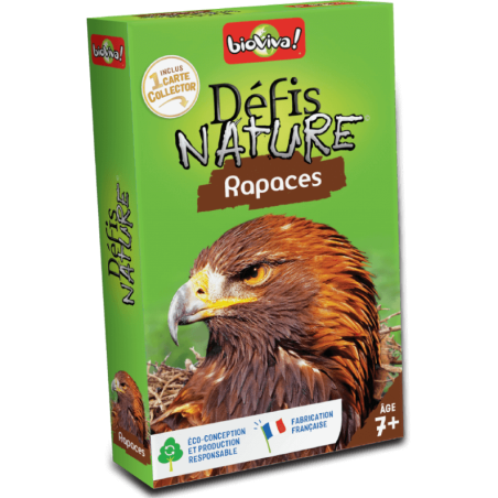 Défis Nature - Rapaces - Jeux de société Enfants - Bioviva Editions