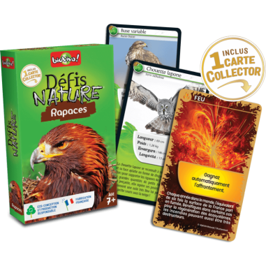 Défis Nature - Rapaces - Jeux de société Enfants - Bioviva Editions