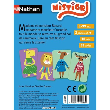 Le Mistigri - Jeux de société - Nathan