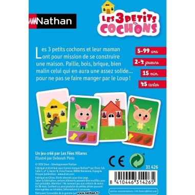 Les 3 Petits Cochons - Jeu de société - Nathan