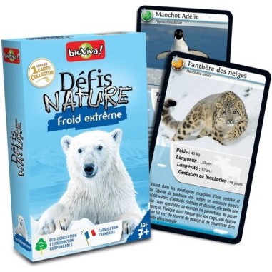 Défis Nature - Froid Extrême - Jeu de société - Bioviva Editions