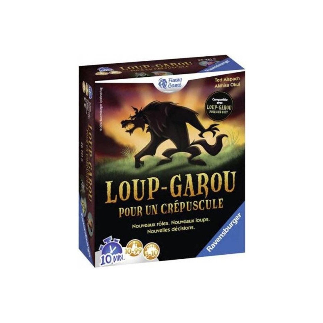 Ravensburger Lupo Mannaro Junior - Gioco Di Ruolo E Bluff Per Bambini Da 6 Anni, Partite Velooci Con Dadi E App Inclusa