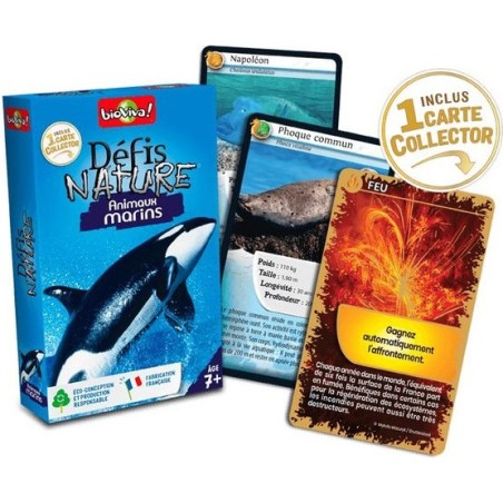 Défis Nature - Animaux Marins - Jeu de société - Bioviva Editions