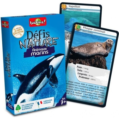 Défis Nature - Animaux Marins - Jeu de société - Bioviva Editions