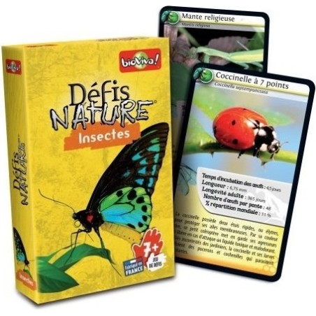 Défis Nature - Insectes - Jeu de société - Bioviva Editions