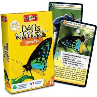 Défis Nature - Insectes - Jeu de société - Bioviva Editions