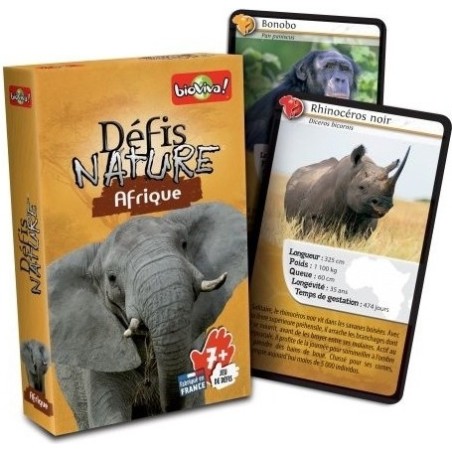 Défis Nature - Afrique - Jeu de société - Bioviva Editions