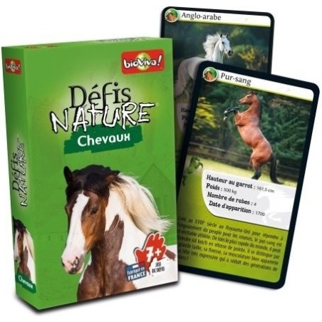 Défis Nature - Chevaux - Jeu de société - Bioviva Editions