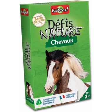 Défis Nature - Chevaux - Jeu de société - Bioviva Editions