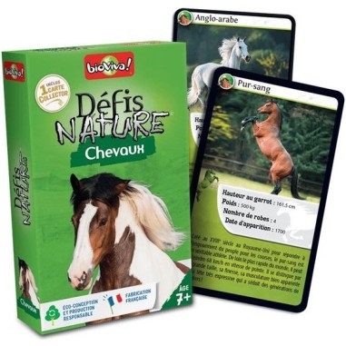 Défis Nature - Chevaux - Jeu de société - Bioviva Editions