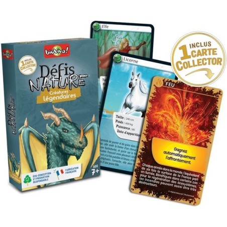 Défis Nature - Créatures Légendaires - Jeu de société - Bioviva Editions