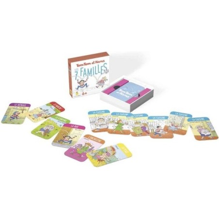 Tom Tom et Nana - 7 familles - Jeux de société - Bayard Jeux
