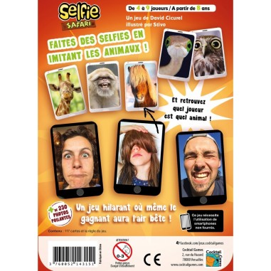 Selfie Safari - Jeu de société - Cocktail Games