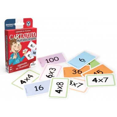 Cartatoto multiplications - jeu de carte éducatif - France cartes - Ducale