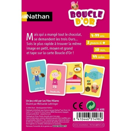 Boucle d'Or - Jeu de société - Nathan