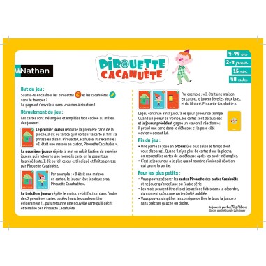 Pirouette Cacahuète - Jeu de société - Nathan