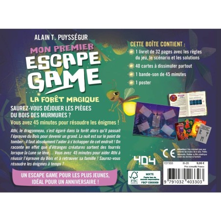 Mon Premier Escape Game - La Forêt Magique - Jeux de société - 404 Editions - 404 Éditions