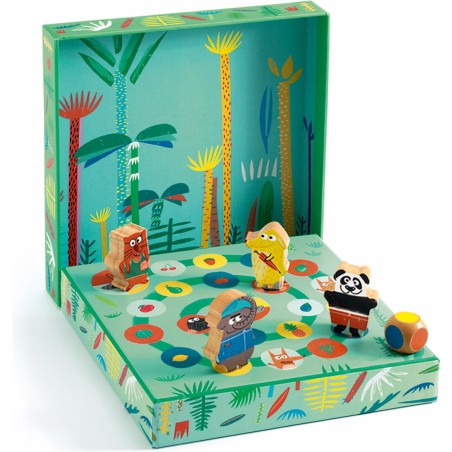 Jeu éducatif bois - LudoPark - 4 games - Djeco