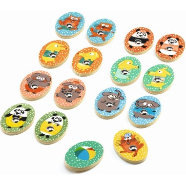 Jeu éducatif bois - LudoPark - 4 games - Djeco