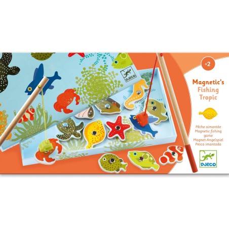 Jeu de Pêche Aimantée - Fishing Tropic - Jeu de société - Djeco