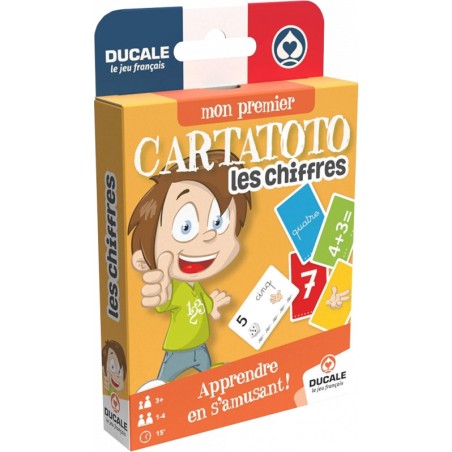 Cartatoto chiffres - jeu de carte éducatif - France cartes