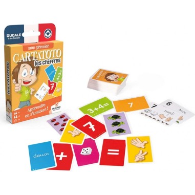 Cartatoto chiffres - jeu de carte éducatif - France cartes