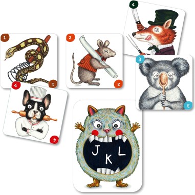Abc Miam! Jeu de Cartes & de Mots Enfant - Djeco