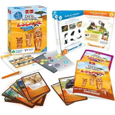 Défis Nature Escape - Mission Survie - Jeux de société - Bioviva Editions