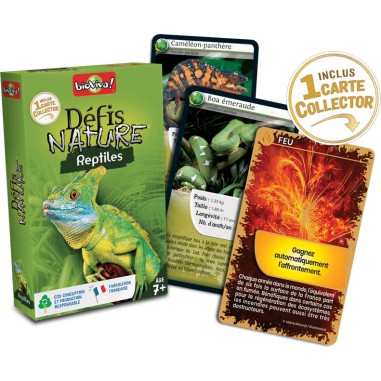 Défis Nature - Reptiles - Jeu de société - Bioviva Editions