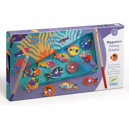 Pêche à la ligne aimantée : fishing graphic - Djeco