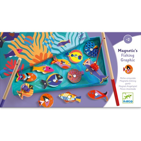 Pêche à la ligne aimantée : fishing graphic - Djeco