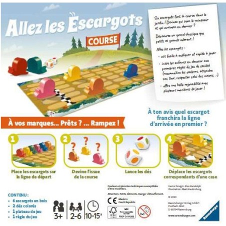 Allez les Escargots - Jeu de société - Ravensburger