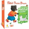 Petit Ours Brun - Mon Premier Puzzle à Toucher : Les animaux - Bayard Jeux