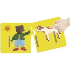 Petit Ours Brun - Mon Premier Puzzle à Toucher: Les animaux - Jeux classiques - Bayard Jeux 2